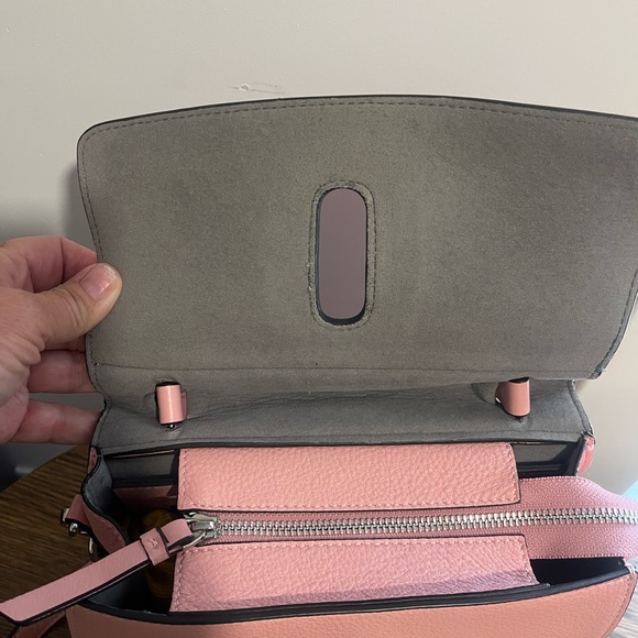 Jeanne Lottie Pink vegan Leather Women's Bag - Picture 5 of 7